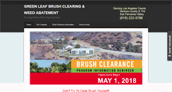 Desktop Screenshot of greenleafbrush.com